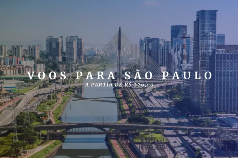 Voos para São Paulo a partir de R$229, ida e volta! Descubra as maravilhas da cidade que nunca dorme!