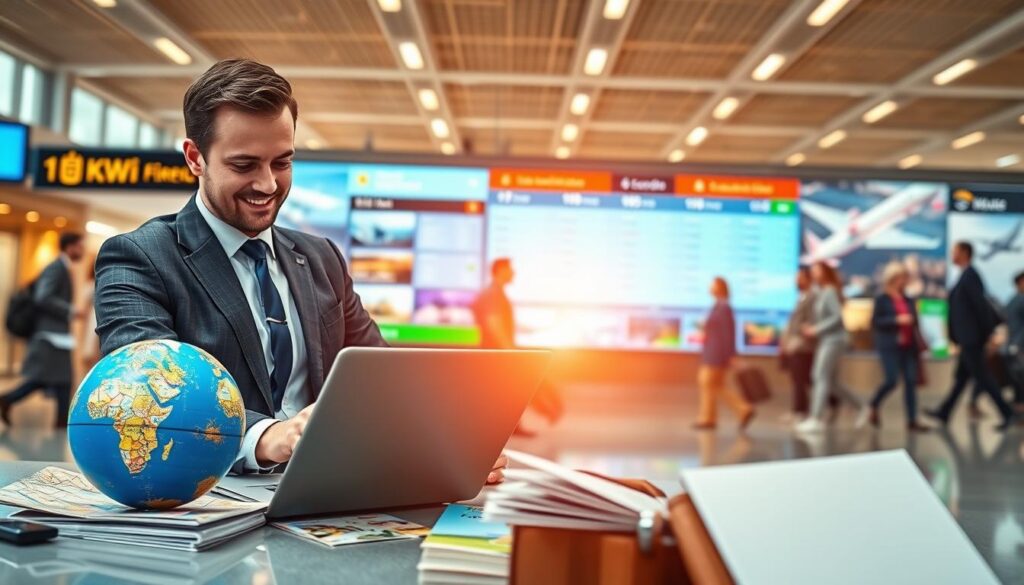 mapa de preços interativo Kiwi.com