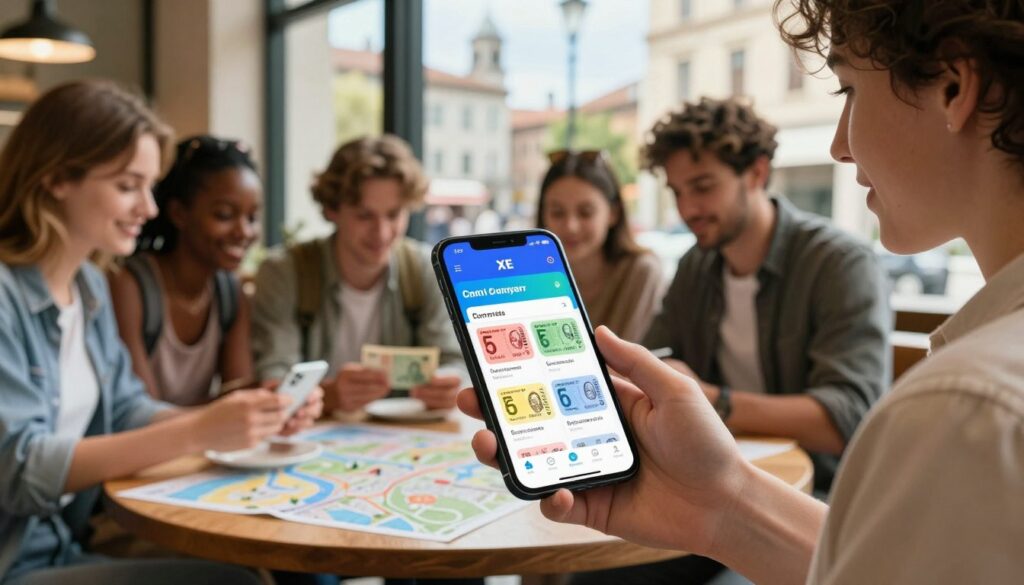 XE Currency aplicativo de conversão de moeda