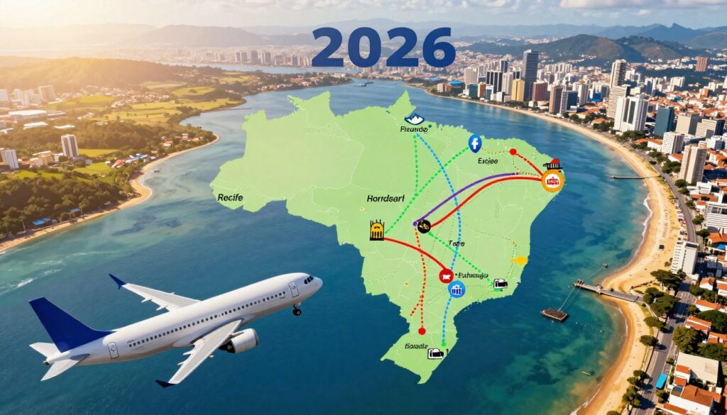 rotas aéreas Nordeste