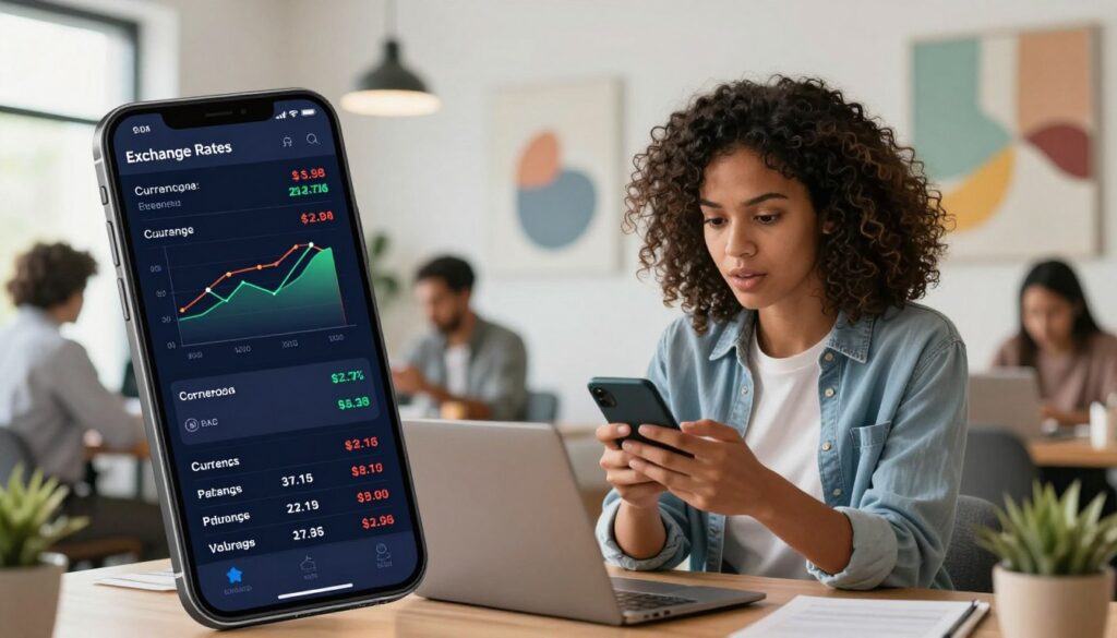 taxas de câmbio em tempo real