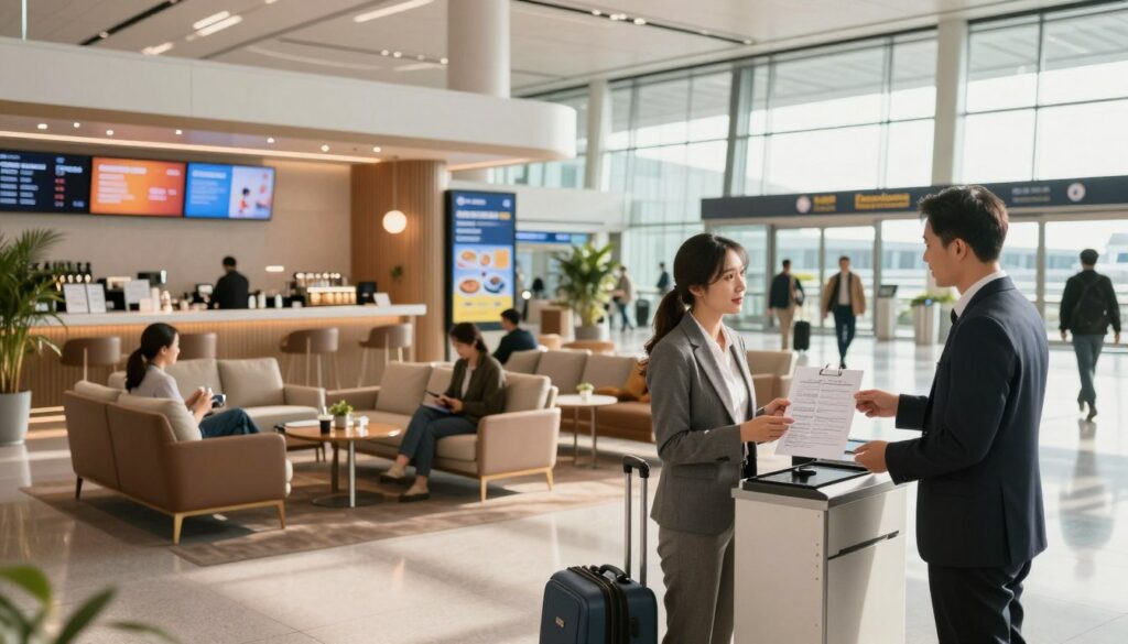 Serviços extras em uma passagem aérea