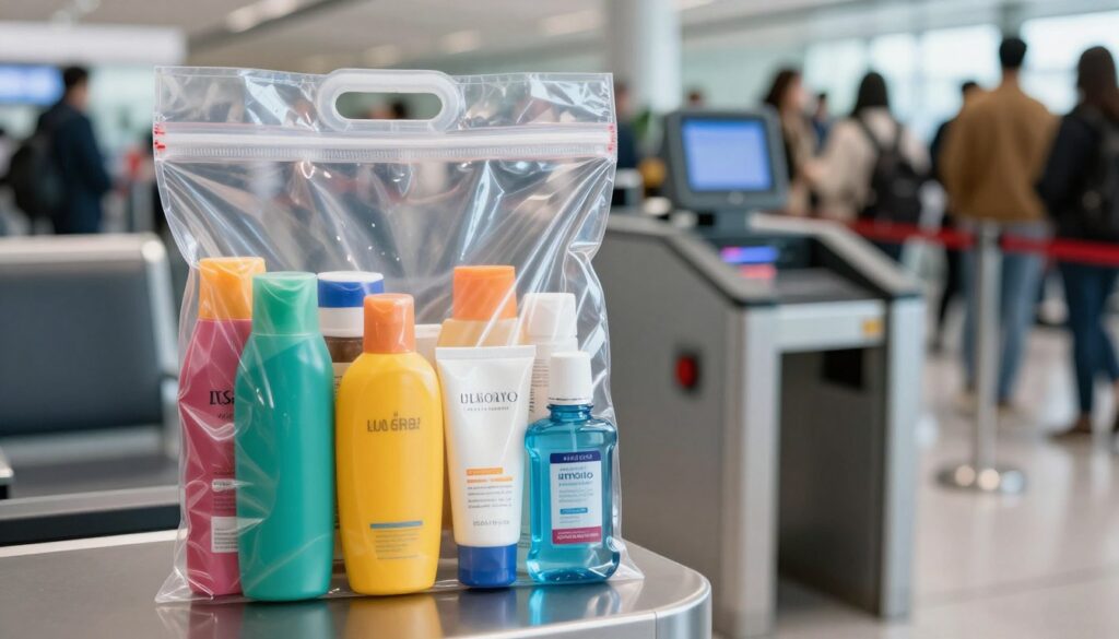 líquidos em voos