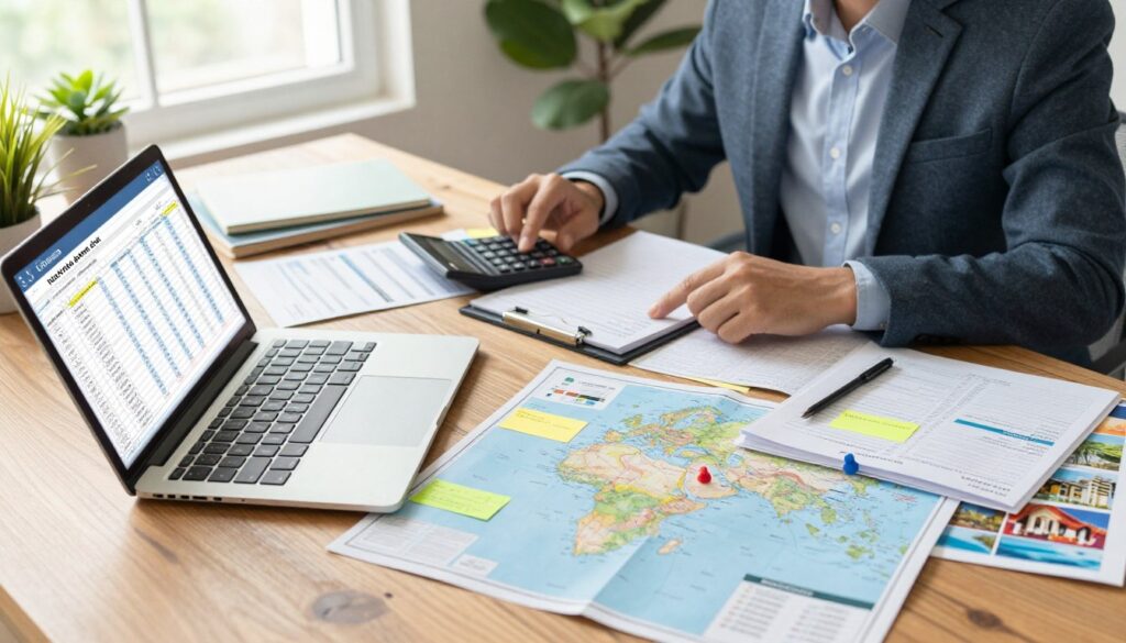 planejamento financeiro de viagem