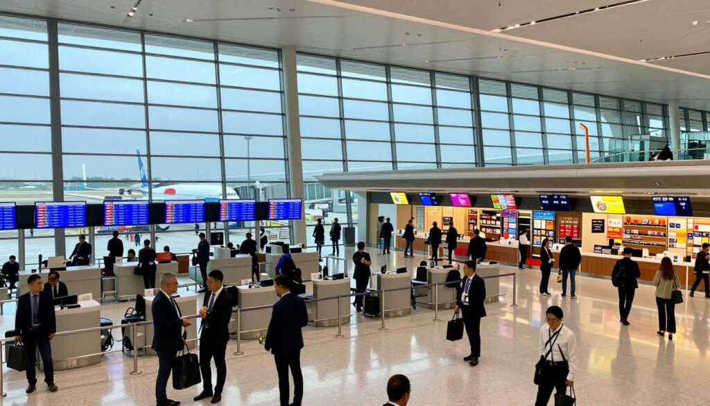 aeroportos para conexões internacionais