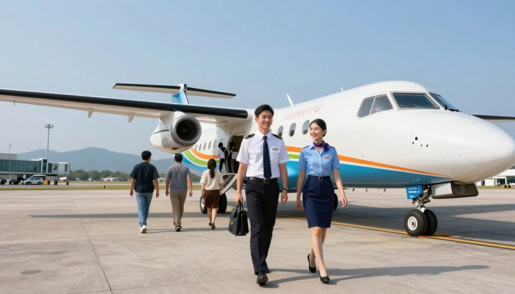 voar com companhias aéreas regionais